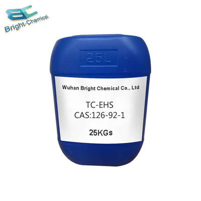 Agente umidificante per tinture gialle TC-EHS per il rivestimento con nichel Sulfato di sodio 2-etilexilo CAS 126-92-1 liquido al 40%