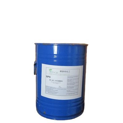 85% bis sulfopropil disulfuro di sodio C6H12O6S4Na2 per l'illuminazione del rame