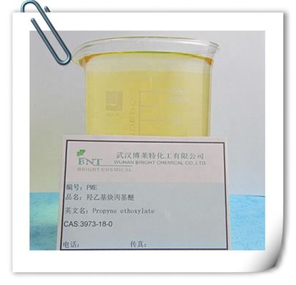 Additivo per il rivestimento in nichel PME CAS 3973-18-0/Propynol etossilato liquido 98% giallo chiaro