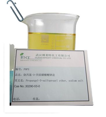 45% di contenuto di nickel Plating Brightener POPS CAS n. 30290-53-0 Liquido giallo chiaro