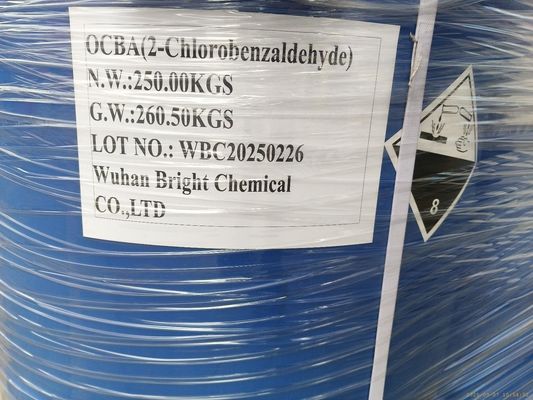 OCBA 2-Clorobenzaldeide 99,5% Liquid Cas 89-88-5 Agente di livellamento galvanizzato Agente di raffinazione dei cereali, brightener galvanizzato